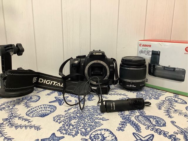 Canon EOS 350D + objetivo 18-55mm