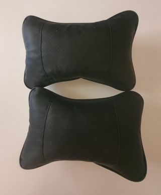 2 Cojines Cuello Coche - Piel Sintética
