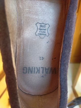 Zapatos Piel azul marino