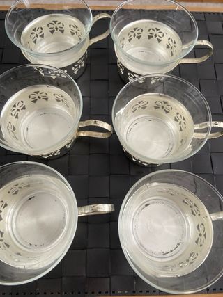 Set de tazas de café vintage