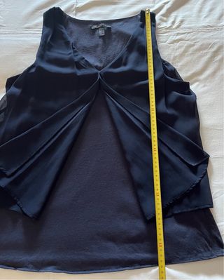 Blusa azul marino, Mango