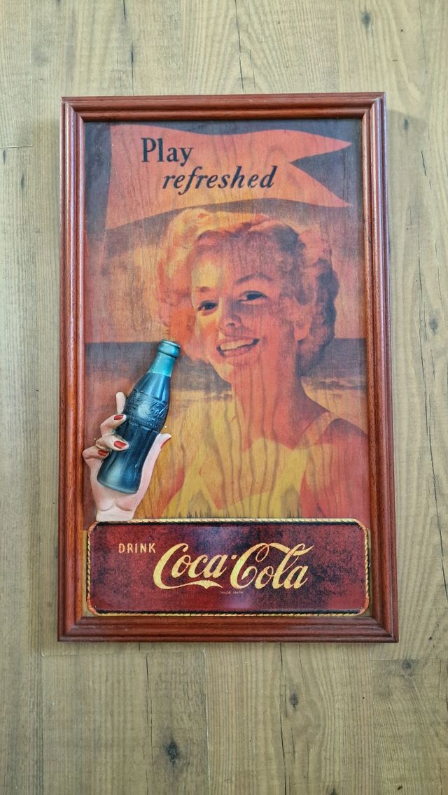 Cuadro Coca-Cola vintage Marilyn
