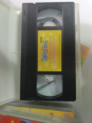 4 cintas VHS Tweenies