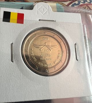 Belgium Moneda 2008 - Diritti umani