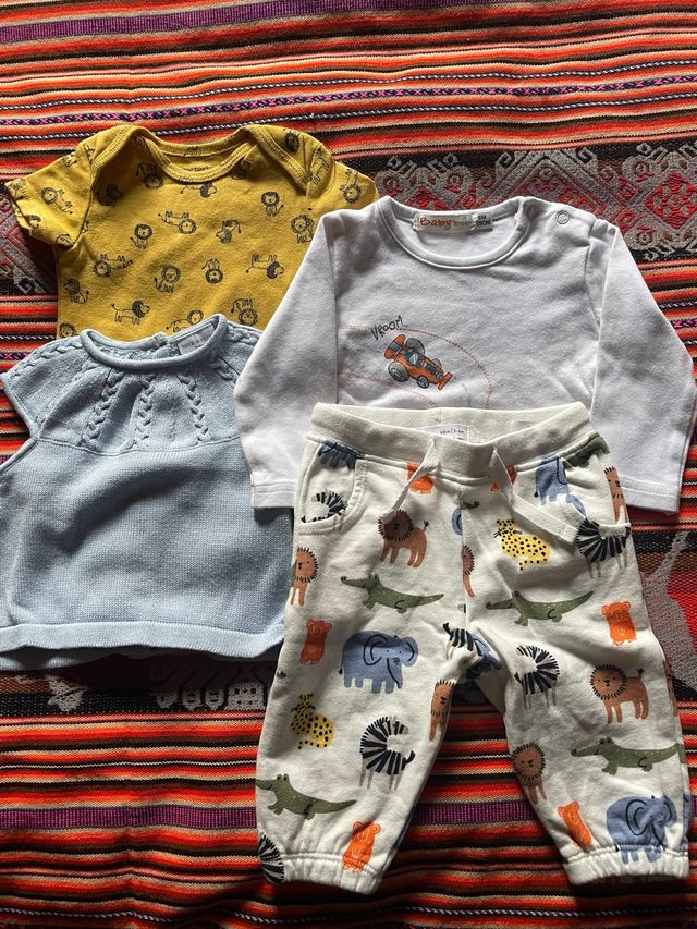Ropa bebé 6 meses - 4 piezas