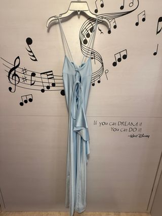 Vestido largo azul WalG XS