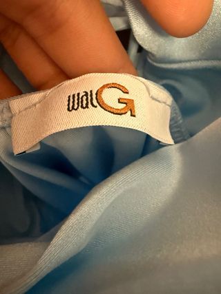 Vestido largo azul WalG XS