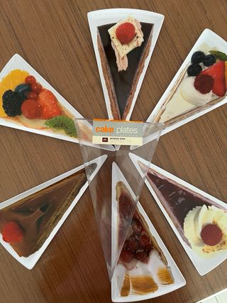 6 Piatti torta - cake plates