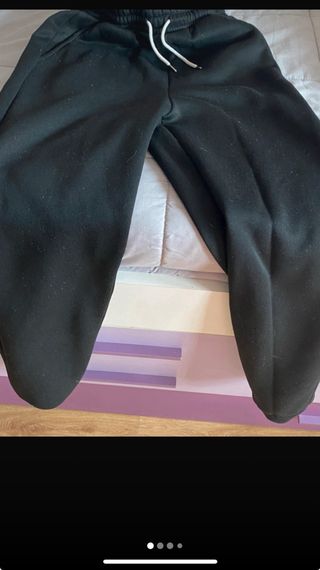 Pantalones chándal negros