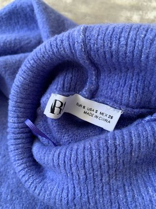 Suéter azul Zara oversize