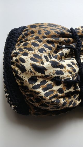 Borsa capiente vintagey2k leopardata catena estiva