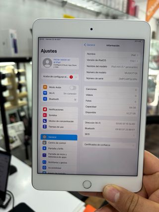 iPad mini 5 64GB - Plata/factura garantia