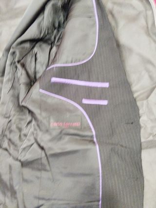 Traje entero Carlo Ferratti - Negro rayas