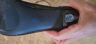 Zapatos tacón negros | Botines peep-toe