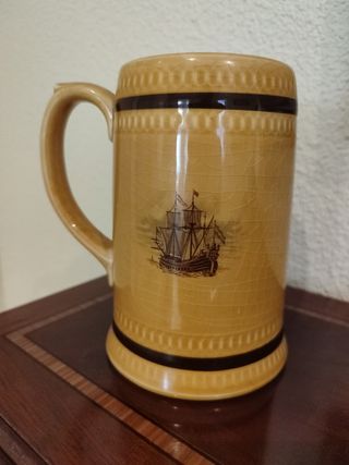 Jarra cerámica inglesa firma Sadler