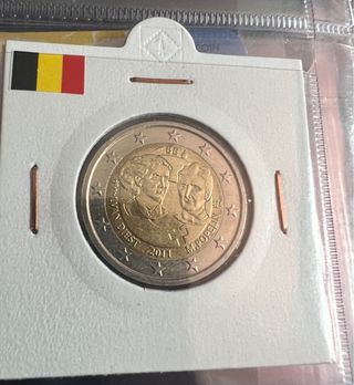 monete 2€ Belgio 2011 Van Dieset-M.Poelin