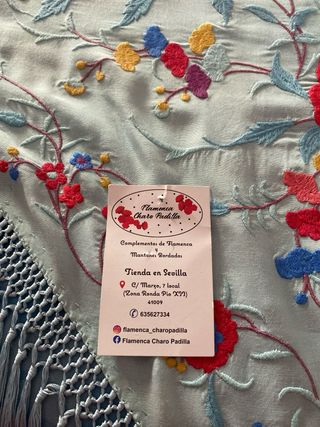 Mantoncillo Flamenca niña 

