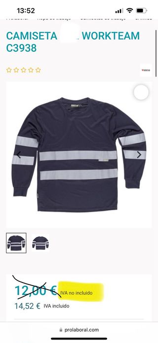 Camiseta Workteam C3938 3XL