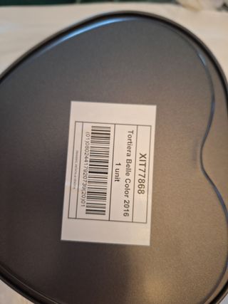 Set 2 teglie a forma di cuore