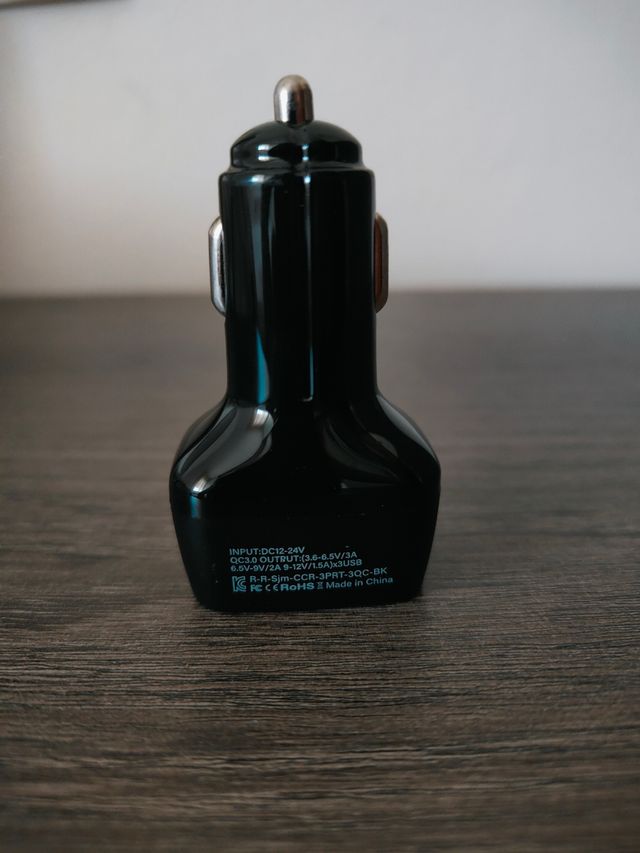 Cargador coche SINJIMORU QC3.0