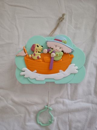 Móvil musical infantil: Barco nube