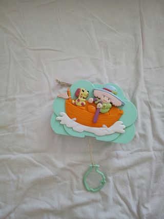 Móvil musical infantil: Barco nube
