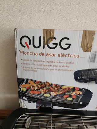 Plancha asar eléctrica QUIGG 2000W