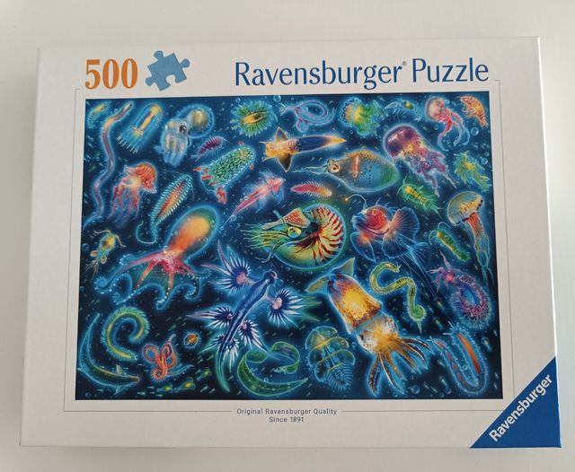 Puzzle Ravensburger 500 piezas - criaturas marinas