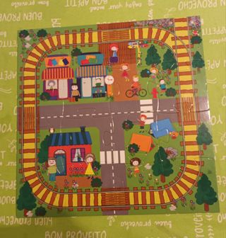 Lote 3 Puzzles y juego de pesca