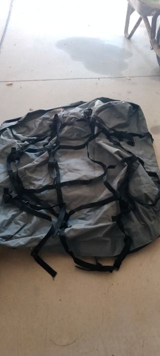 Bolsa portaequipaje techo coche