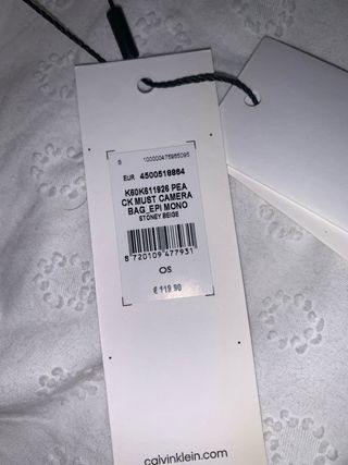 Bolso Calvin Klein beige