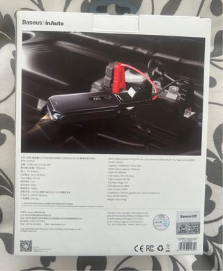 ARRANCADOR DE BATERÍA PORTÁTIL PARA COCHE “BASEUS”