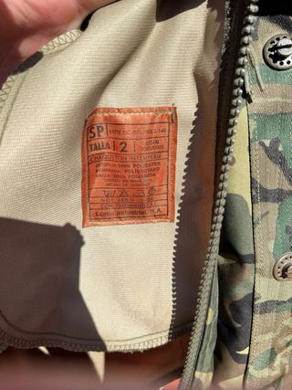 Chaqueta militar Interperie