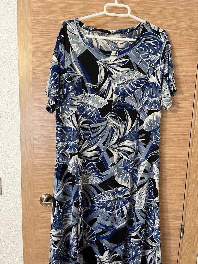 Vestido verano azul marino