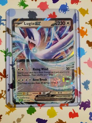 Carta Pokémon Lugia EX - 017/034🇬🇧
