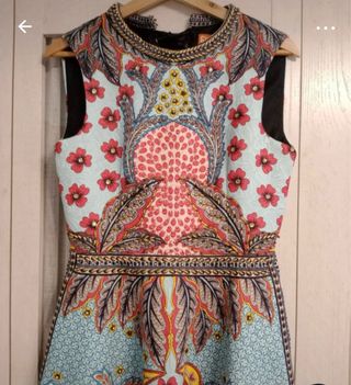 Vestido joya preppy multicolor