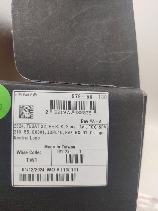 Amortiguador Fox Float Factory X2