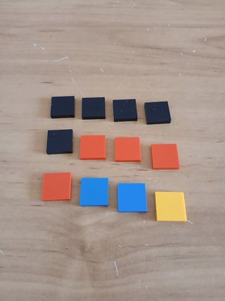 TENTE lote 12 piezas planas tapas