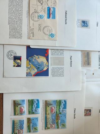 2 album francobolli: Svizzera, Inghilterra