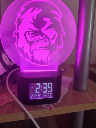 Orologio LED RGB Gorilla