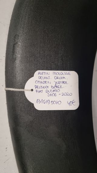 Aletin rueda delantera derecha Peugeot boxer