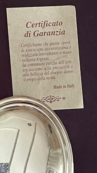 Porta cravatte vintage in pelle