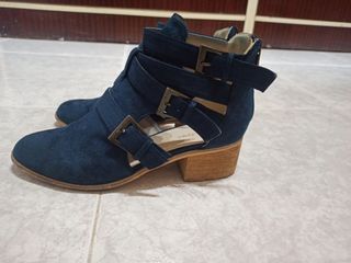 Botines azul marino-talla 39