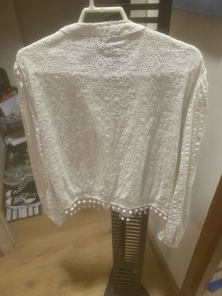Blusa Zara blanca - Talla única