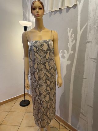 Vestito lungo HM stampa serpente