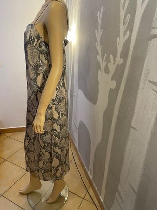 Vestito lungo HM stampa serpente