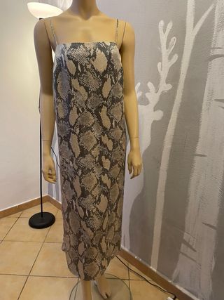 Vestito lungo HM stampa serpente