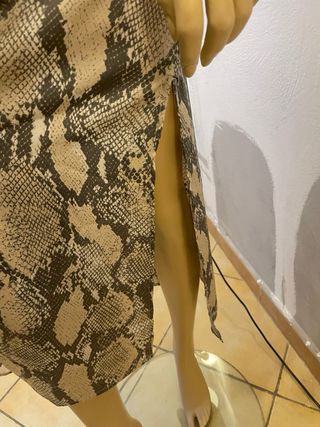 Vestito lungo HM stampa serpente