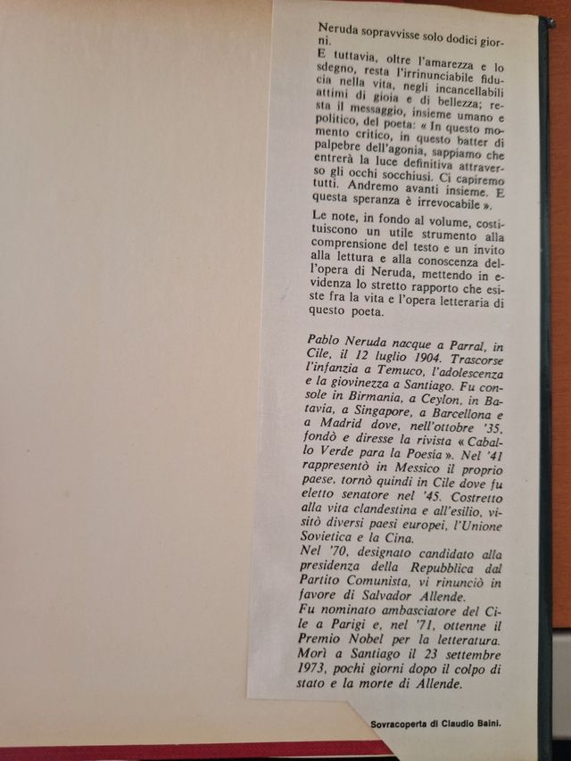 Confesso che ho vissuto - Memorie