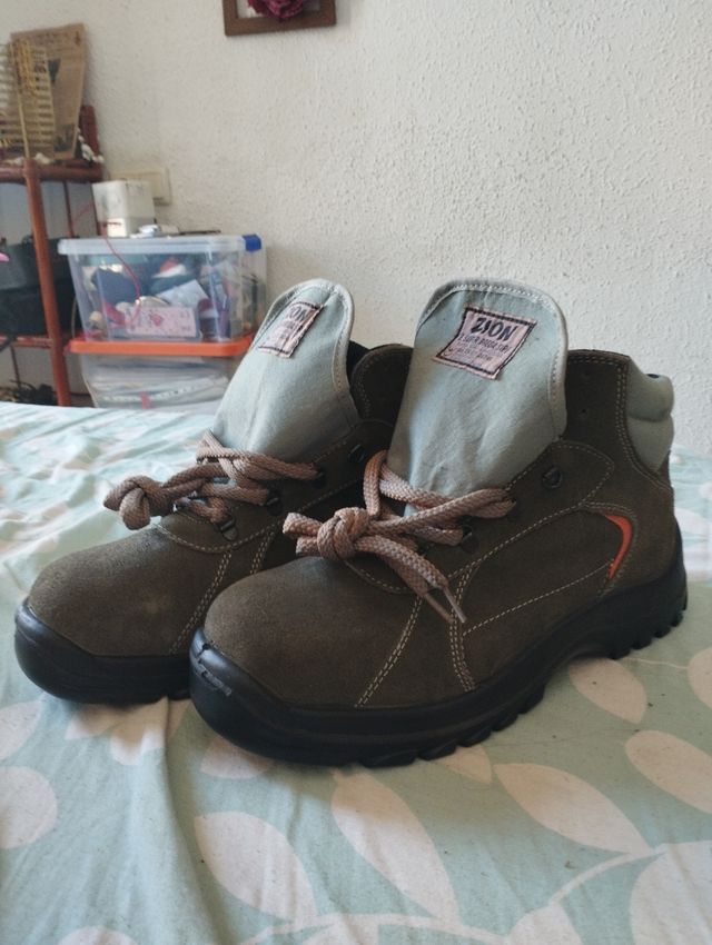 Botas trabajo Zion - Gris/Verde
